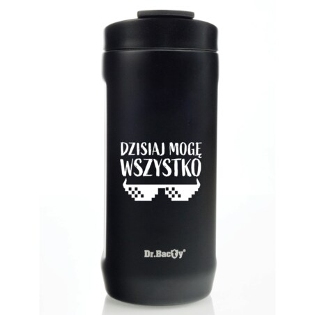 Cooler na puszkę Dr.Bacty Notus Mogę wszystko - czarny
