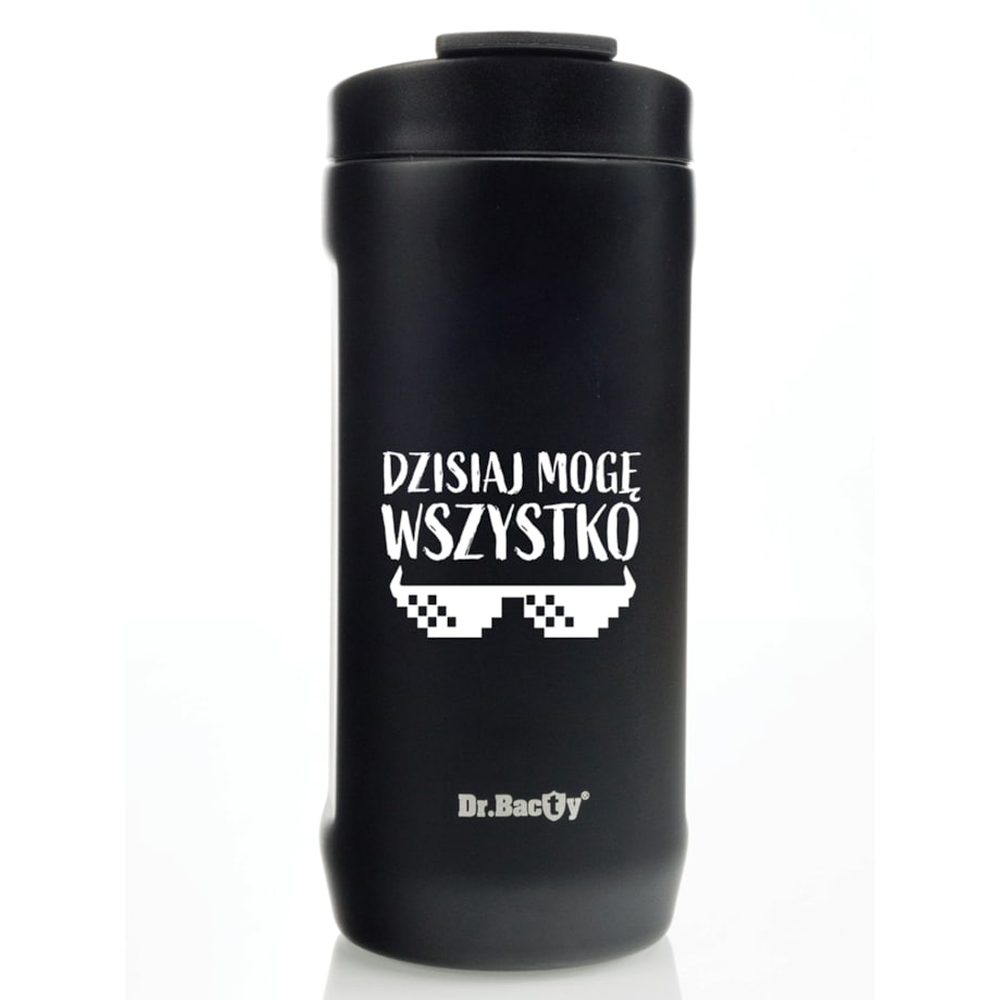 Cooler na puszkę Dr.Bacty Notus Mogę wszystko - czarny