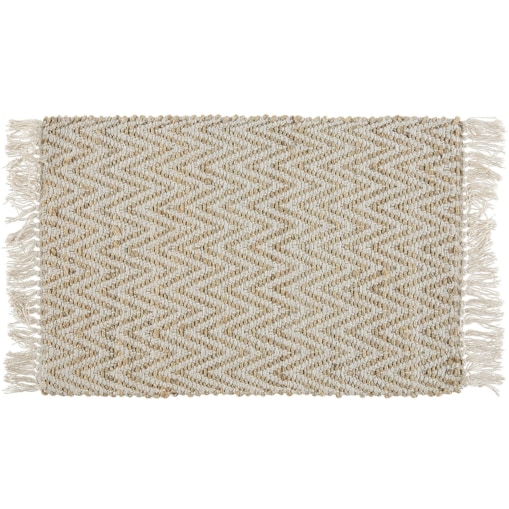 Dywan z juty 50 x 80 cm beżowy AFRIN
