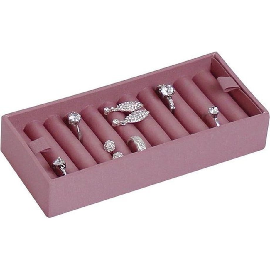 Wkładka duża na pierścionki Stackers różowa