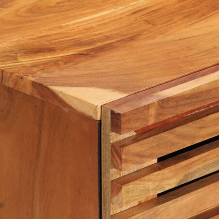 vidaXL Szafki, 2 szt., 60x34x75 cm, lite drewno akacjowe