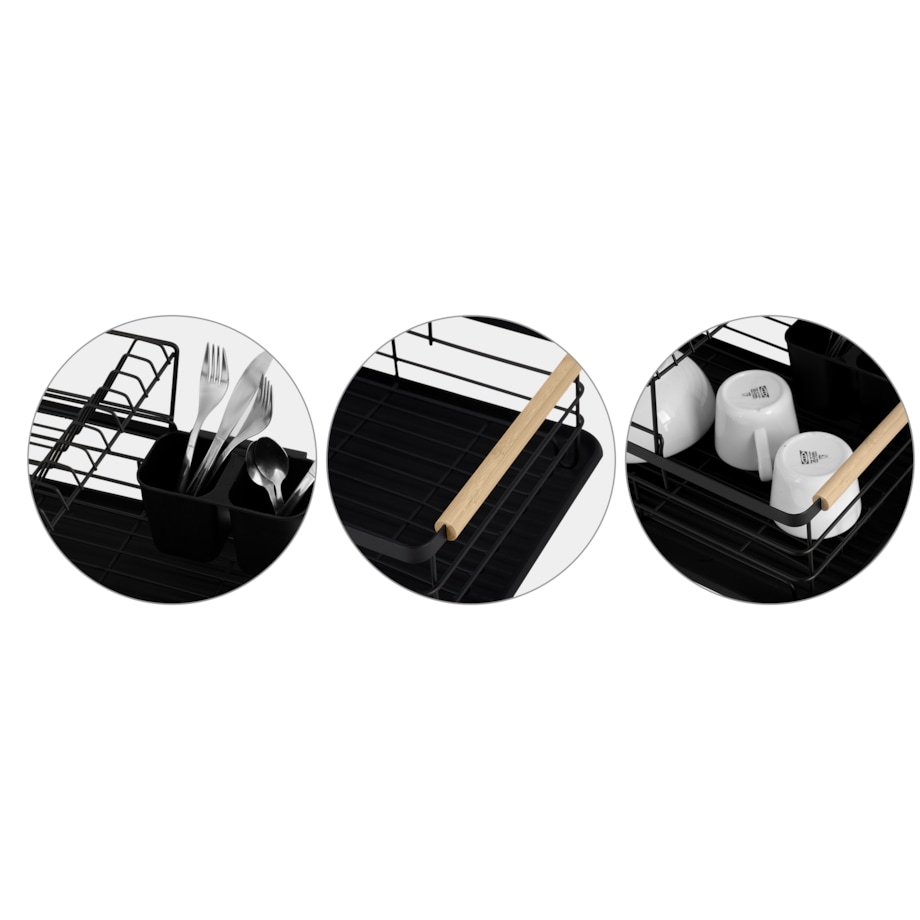 Suszarka do naczyń ociekacz stojąca tacka Massido + dozownik na płyn