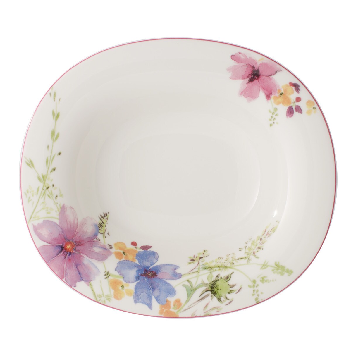 Talerz głęboki owalny Mariefleur Basic, 24 x 21 cm, Villeroy & Boch