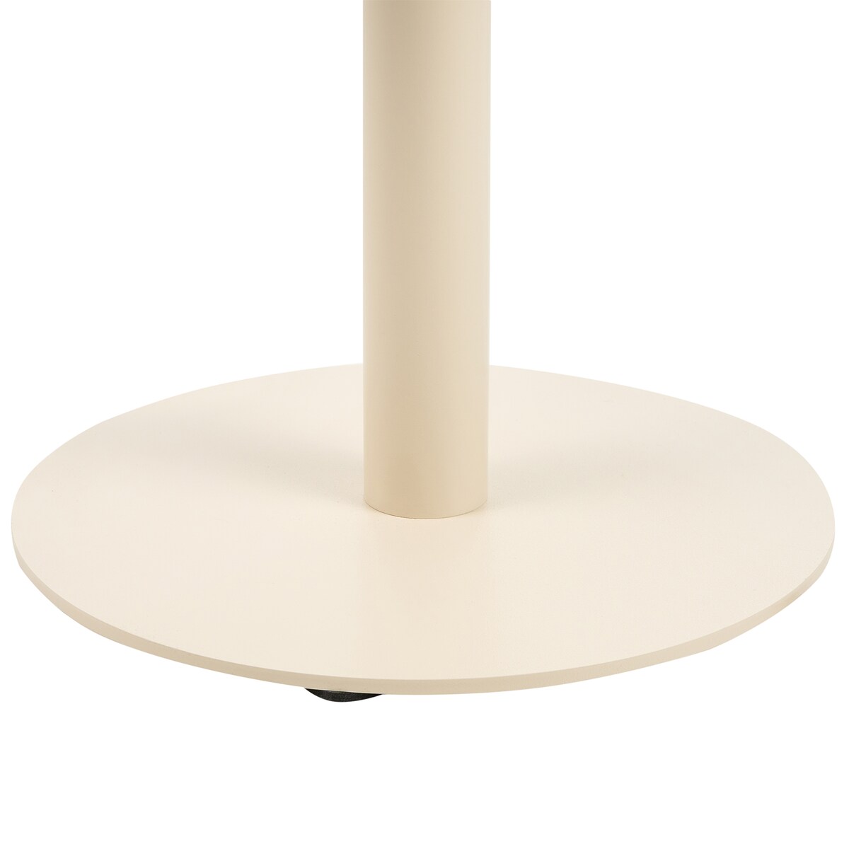 Stolik kawowy ogrodowy VITTUONE 50 cm 50 cm Metal Beżowy