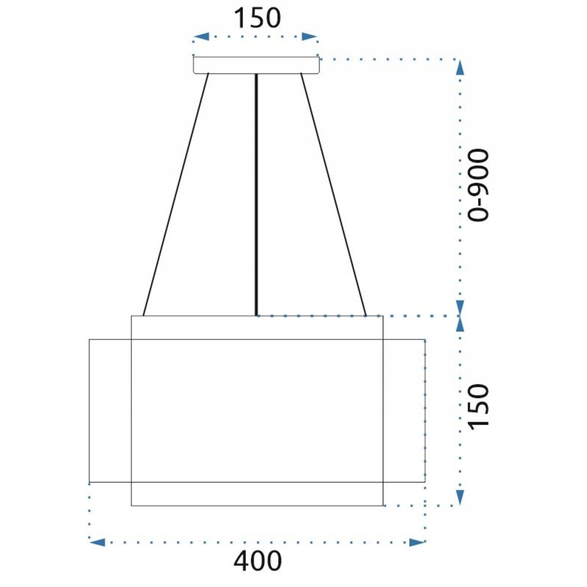 Lampa Wisząca Loft Industrial Złota Metalowa Led
