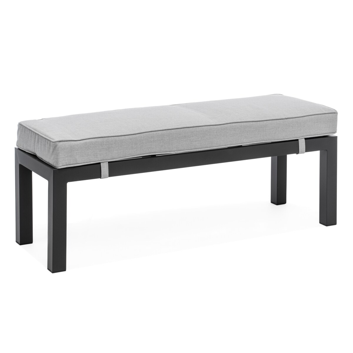 Meble ogrodowe aluminiowe narożnik stół PORTOFINO szare