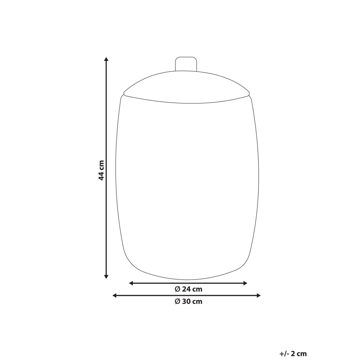 Kosz rattanowy naturalny GADIS