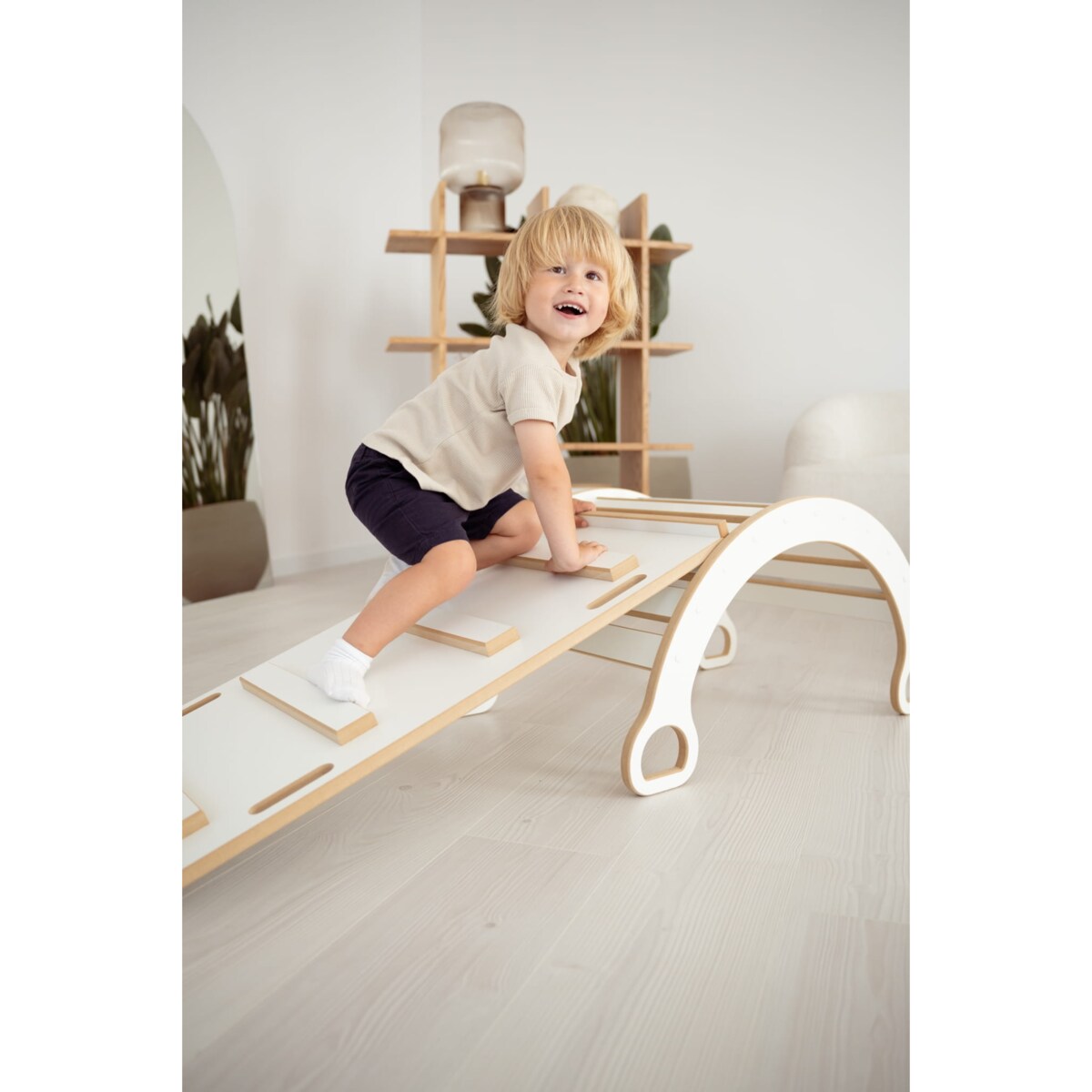 MAŁY bujak montessori + MAŁA zjeżdżalnia DRABINKA