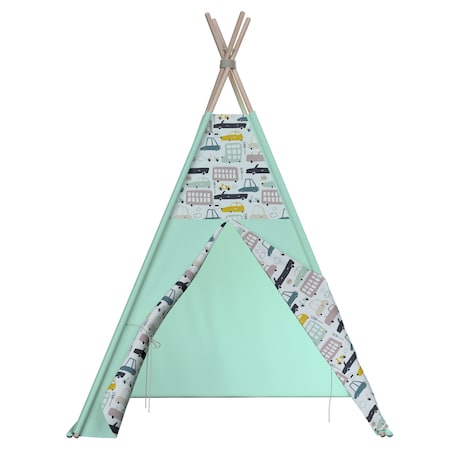 Tipi, kolorowy, 110 x 110 x 155 cm, Magic Collection