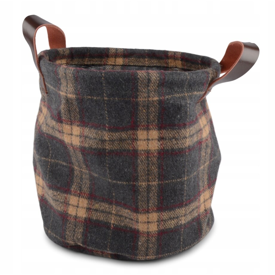 ORGANIZER IRIS grafitowy RETRO śr. 20cm