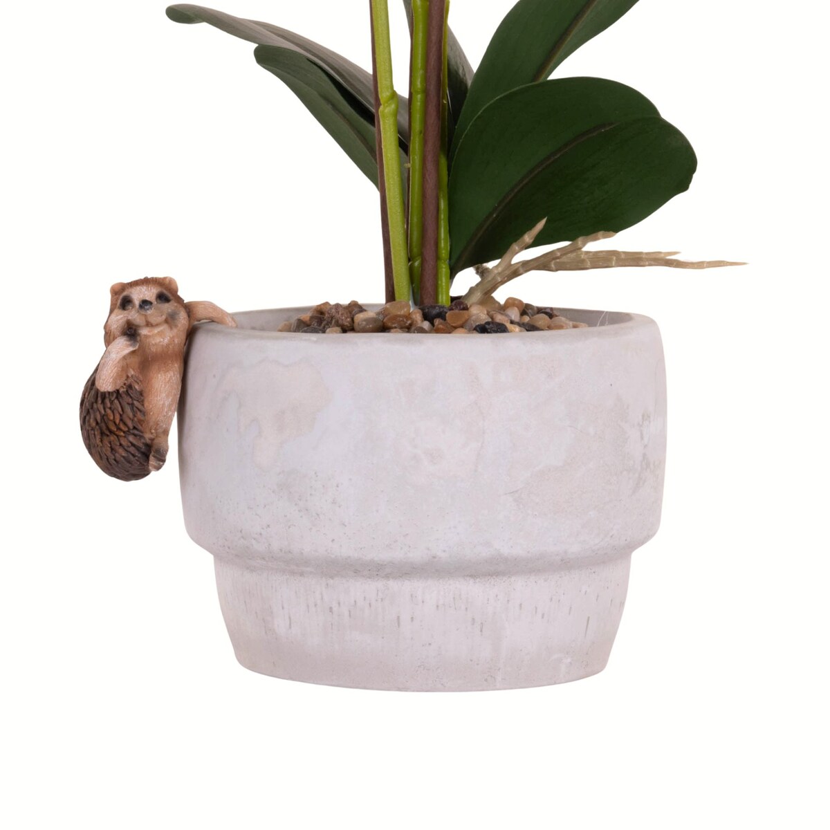 Zawieszka na doniczkę Wesołe zwierzątko, polyresin, 9 x 4,5 x 8 cm