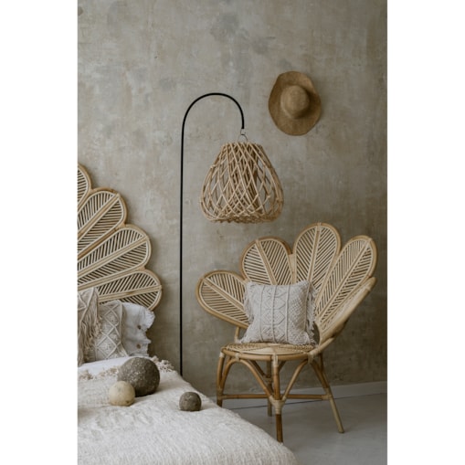 Rattanowy fotel DAISY w rozmiarze L