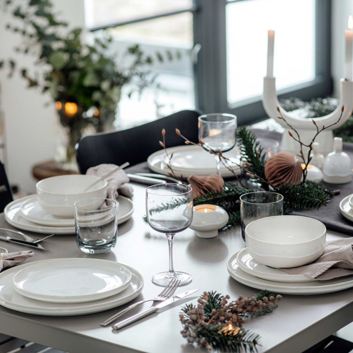 Talerz obiadowy płaski Winter Glow, 27 cm, Villeroy & Boch