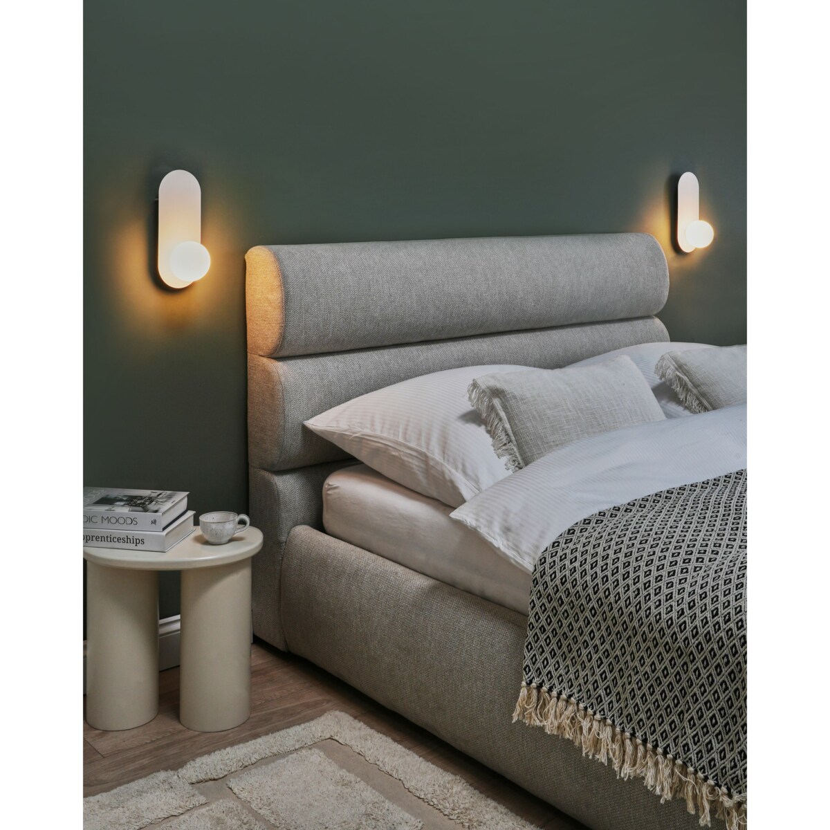 Zestaw 2 lamp ściennych LEISI Biały