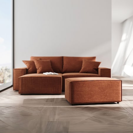 Melow Puf - pomarańczowy