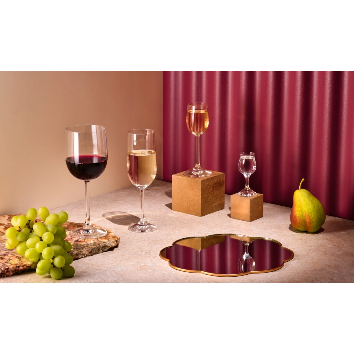 Kieliszki GEMA KROSNO 6szt 70ml do likieru nalewek wódki na nóżce