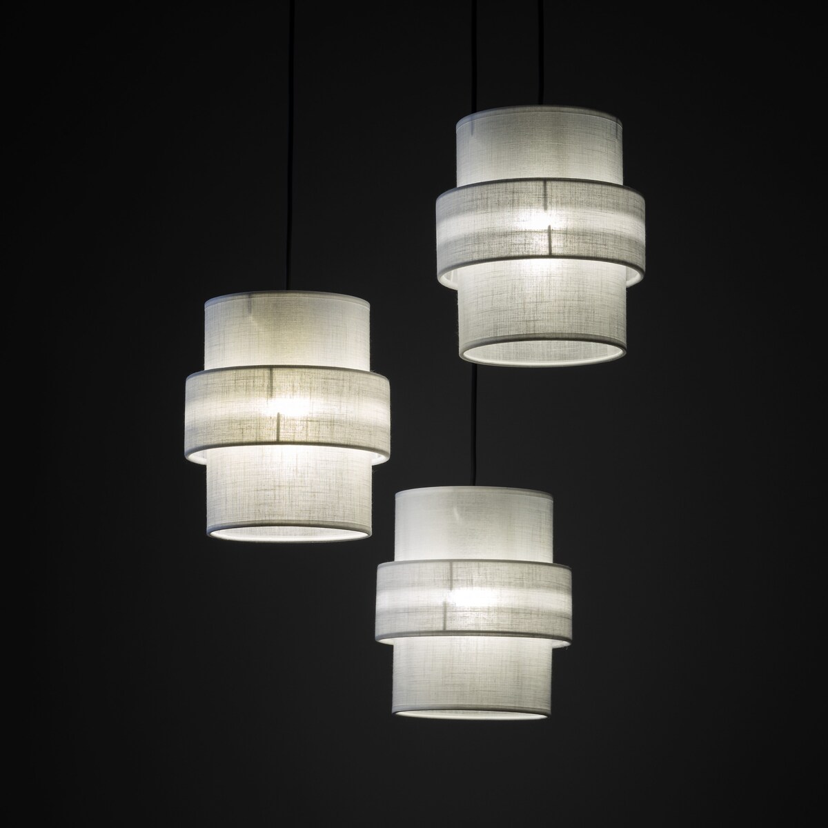 Lampa wisząca TK Lighting CALISTO WHITE 6018 3xE27 biała-czarna regulowana 45 cm do jadalni i kuchni
