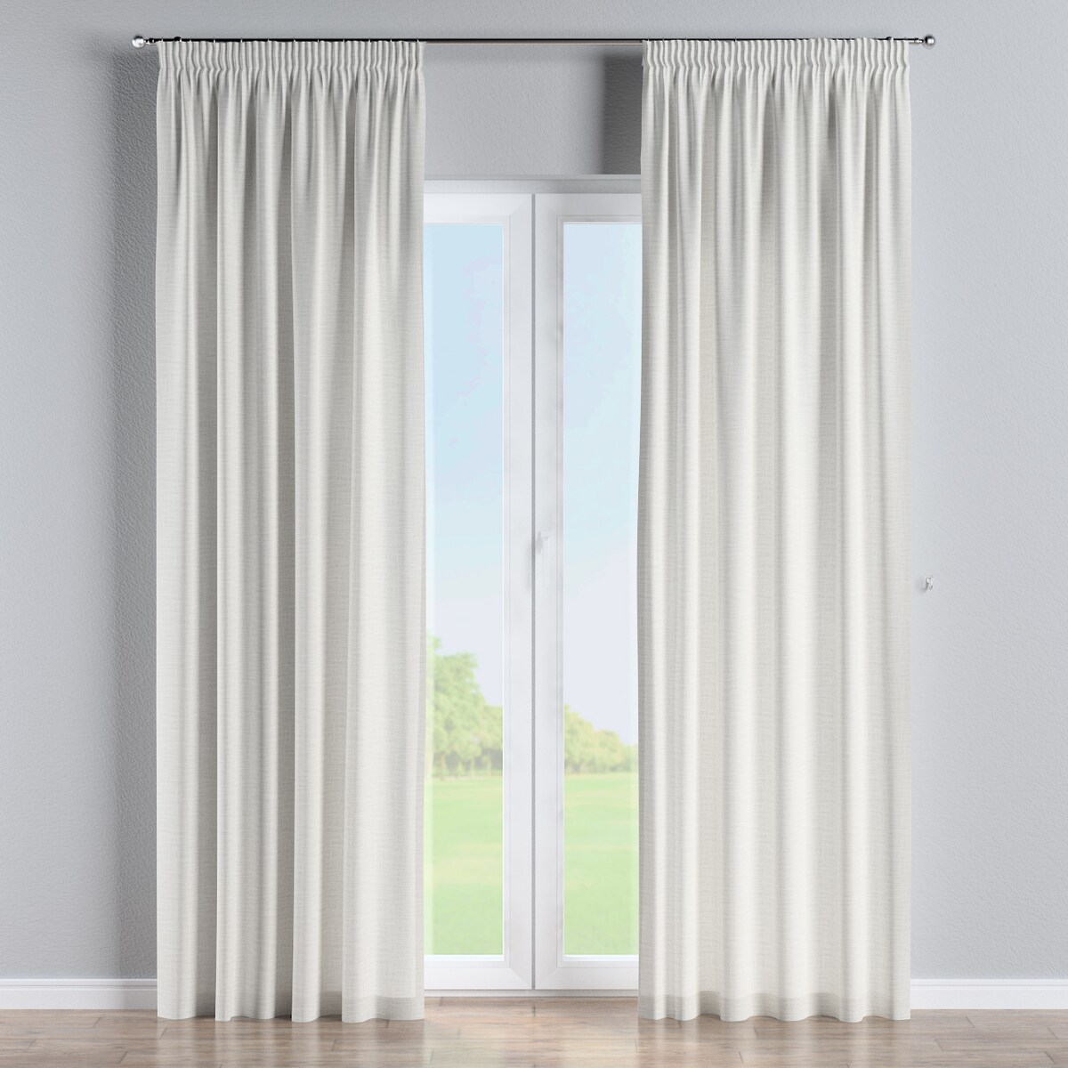 Zasłona na taśmie marszczącej 1 szt. 130x245 ecru