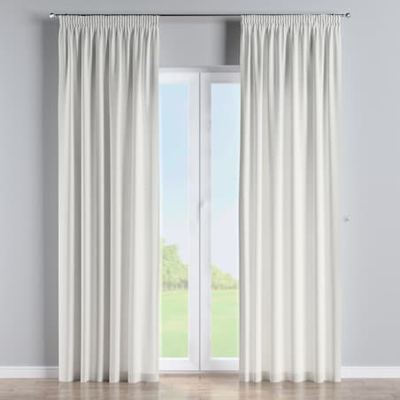 Zasłona na taśmie marszczącej 1 szt. 130x245 ecru