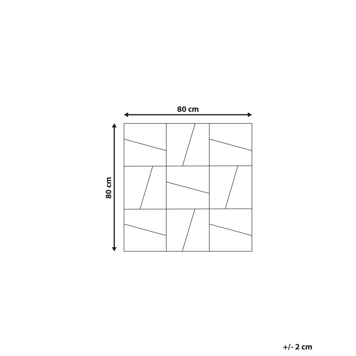 Lustro ścienne ANCEMONT Srebrny