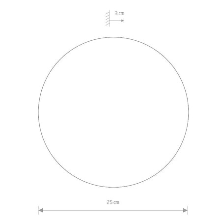Lampa ścienna 7635 RING LED M Czarny Nowodvorski