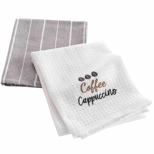 Bawełniane ręczniki kuchenne CAPPUCCINO, 2 sztuki