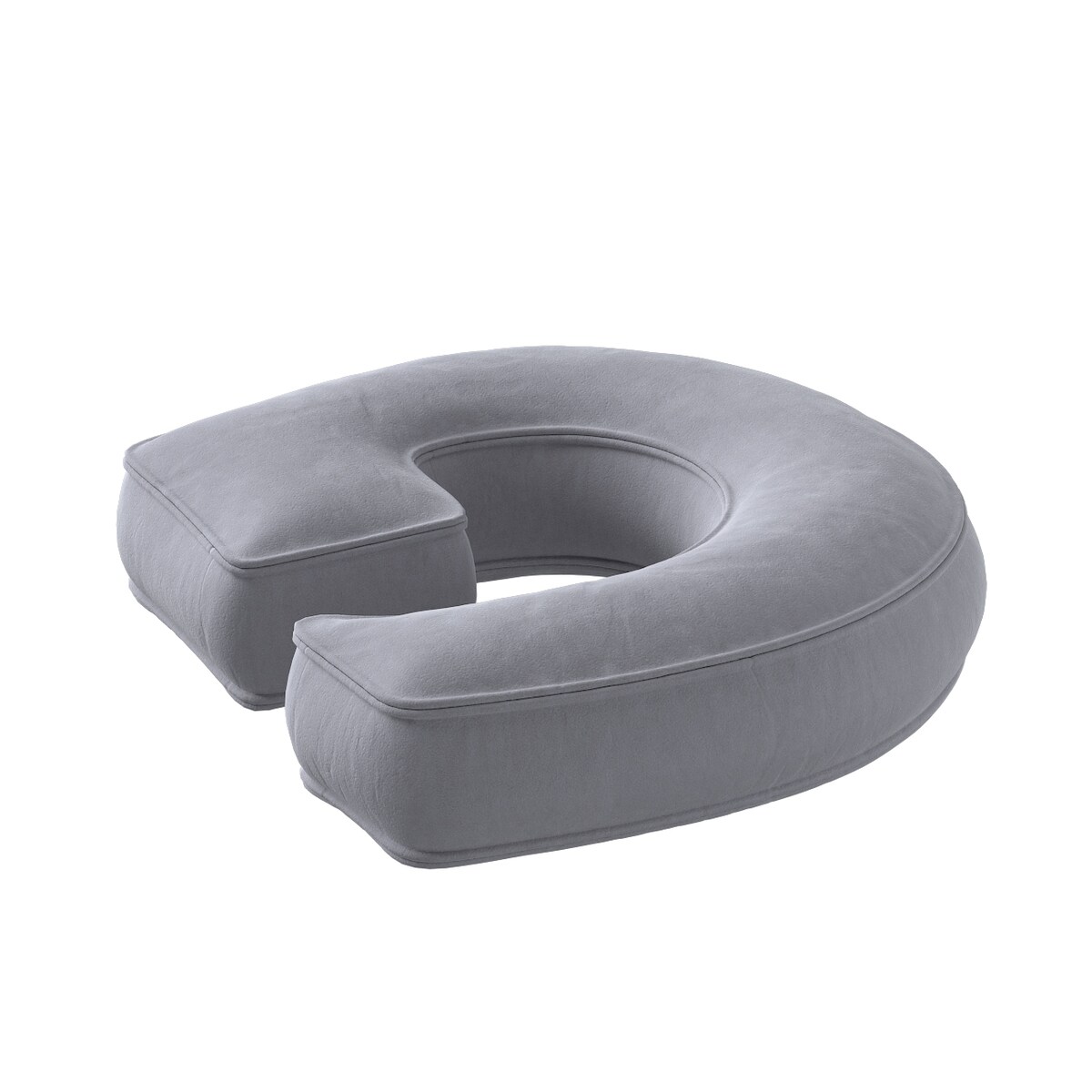 Poduszka literka G, srebrzysty szary, 35x40cm, Posh Velvet