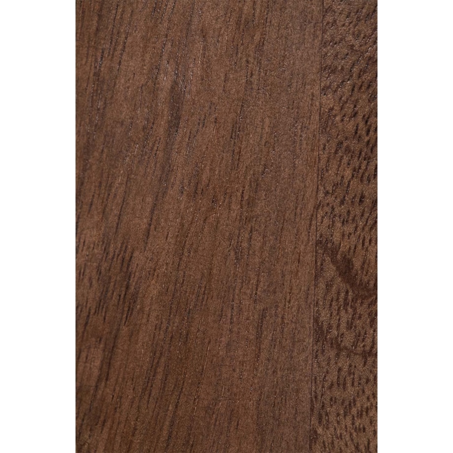 Szafka RTV z drewna akacjowego 150x35 cm Flin, ciemnobrązowa