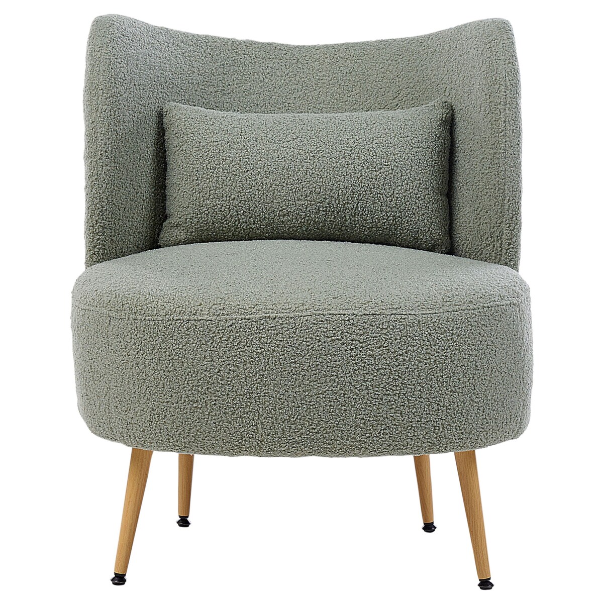 Fotel OTSBY II Z poduszką Boucle Zielony