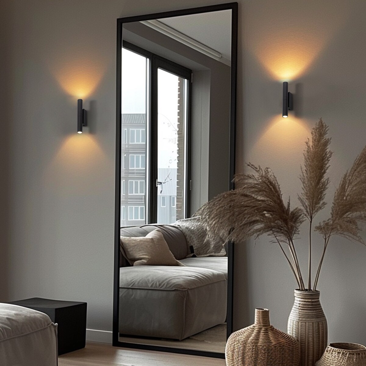 Kinkiet ścienny TK Lighting LAGOS BLACK 10184, czarny, 2xG9, nowoczesna lampa do salonu i sypialni