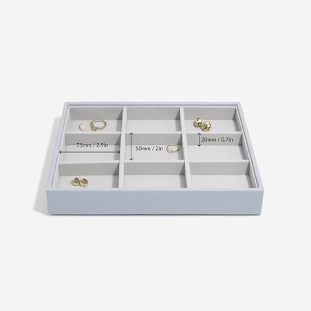 Szkatułka na biżuterię Stackers 9 komorowa classic lawendowa