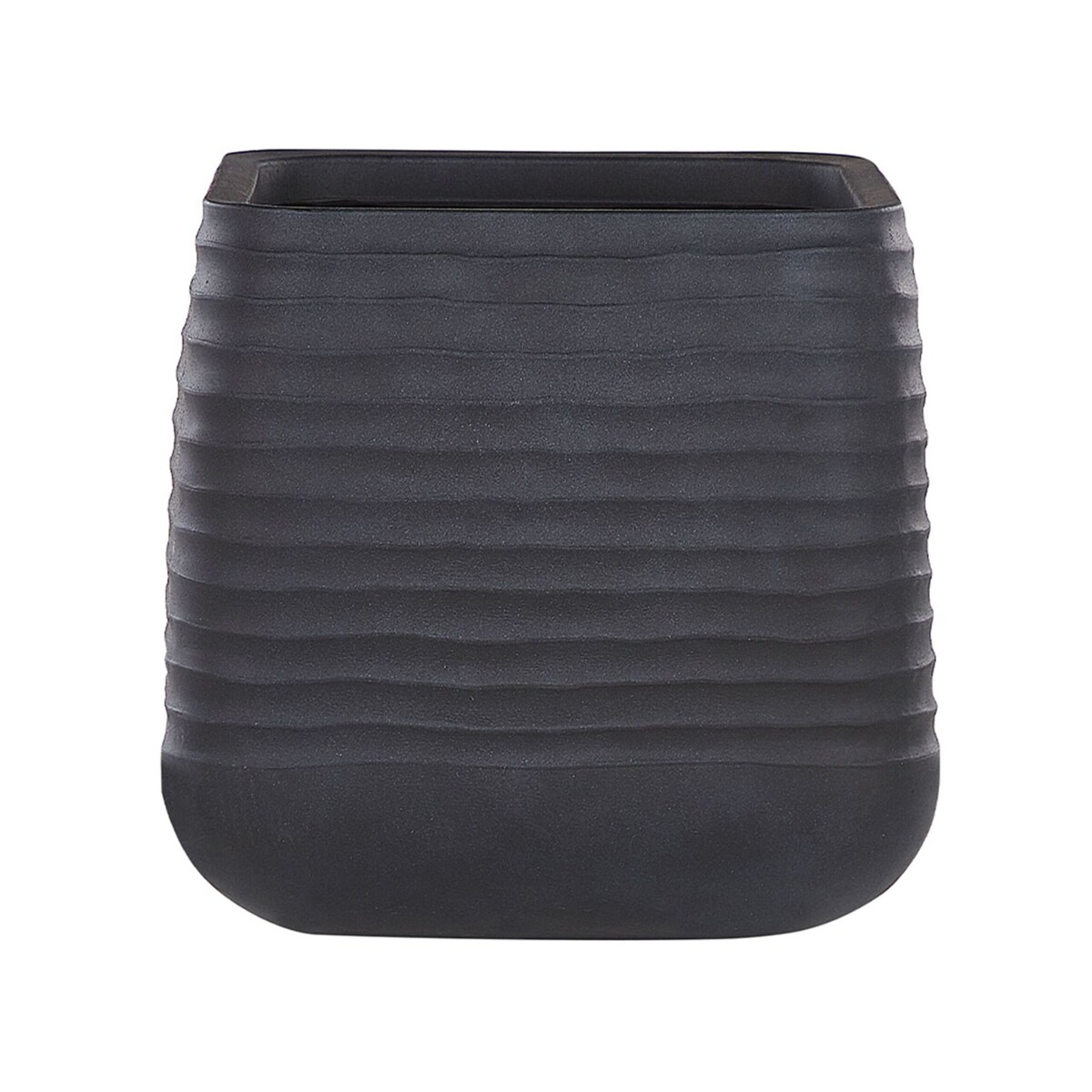 Doniczka 50 x 50 x 49 cm czarna PARIKIA