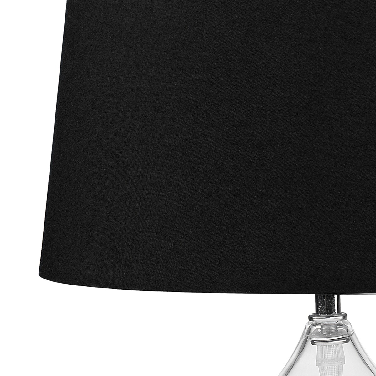 Lampa stołowa OSUM Szkło Czarny