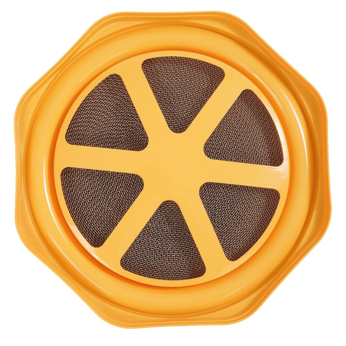 Zestaw Drapak Z Dodatkowym Wymiennym Wkładem Dla Kota Ekologiczny Tekturowy