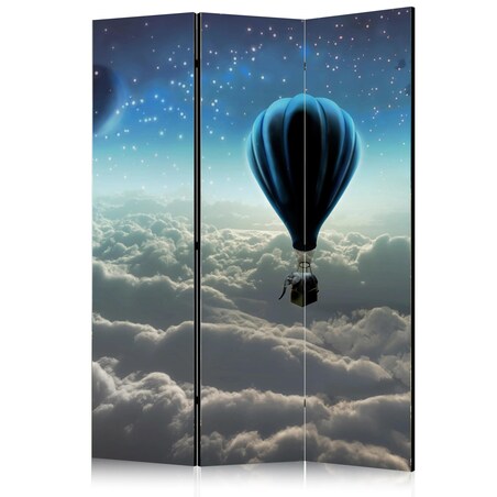 Parawan dwustronny Pejzaże 135x172 cm 3-częściowy wielokolorowy