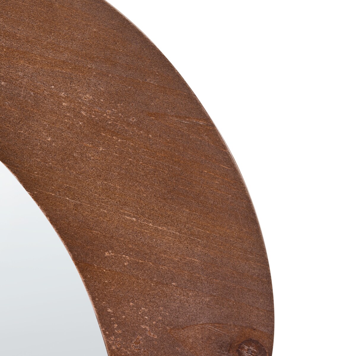 Lustro ścienne ALVENA 60 cm 80 cm Ciemnobrązowy
