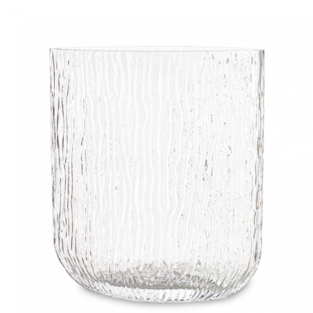 Wazon szklany 21,5x19x8,5 cm VERO-2 przezroczysty