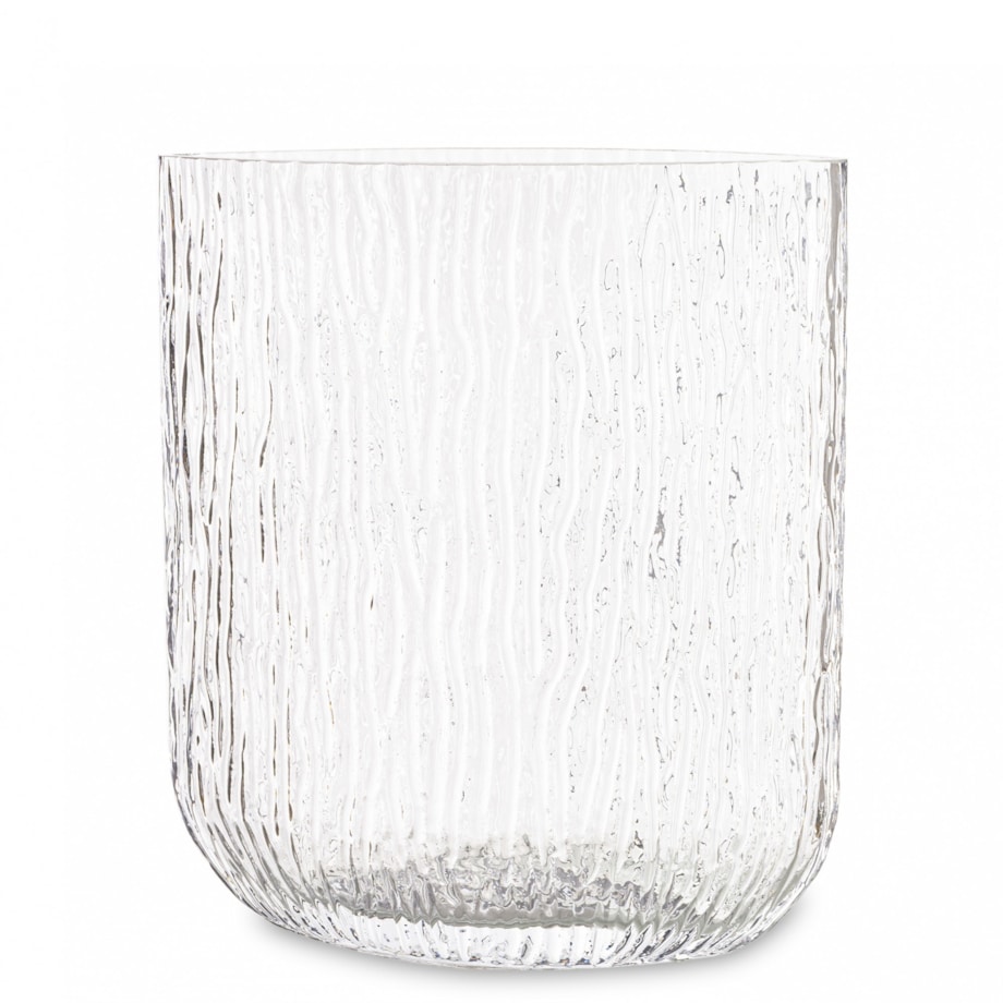 Wazon szklany 21,5x19x8,5 cm VERO-2 przezroczysty