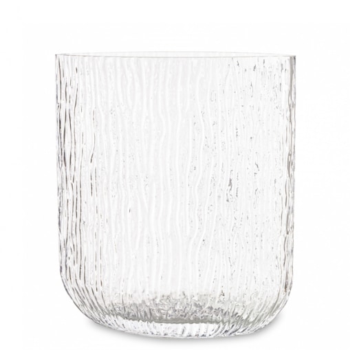Wazon szklany 21,5x19x8,5 cm VERO-2 przezroczysty