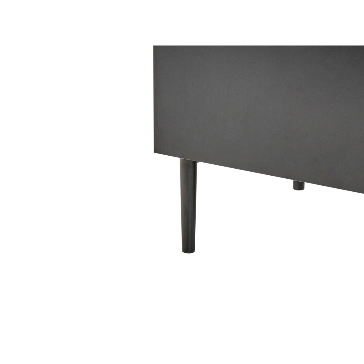 Komoda czarny z brązowym BLYTHE