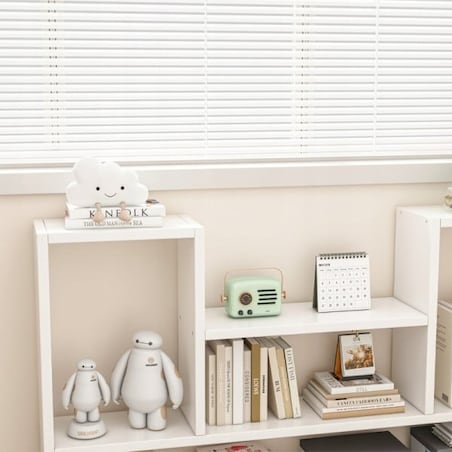 Półka biała regał nowoczesny loft na książki otwarty salonu 100 cm