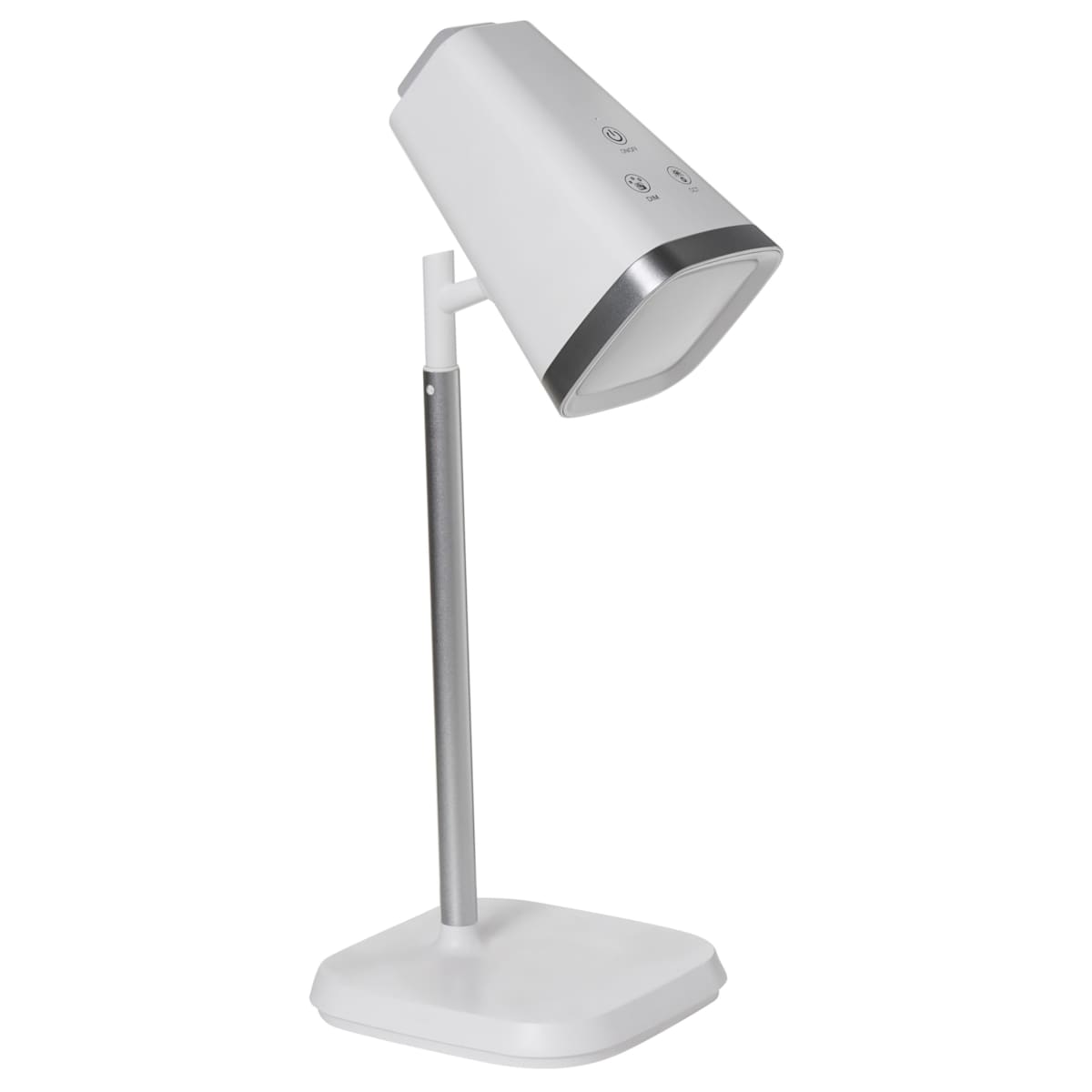 Bezprzewodowa lampa stołowa LED MUSCA Ze ściemniaczem Biały