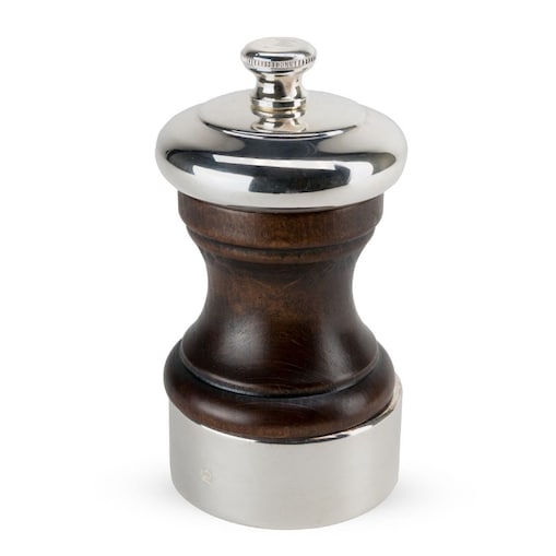 Młynek do soli Bistro drewno + mosiądz, 10 cm, Peugeot
