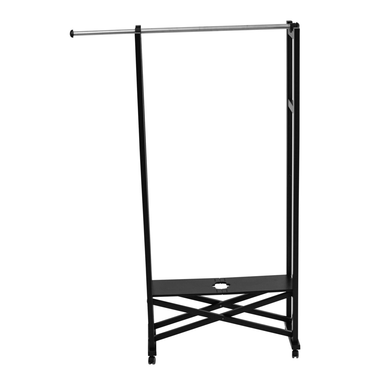 ARREDAMENTI ELIOS Stojak na ubrania - 37 x 78 cm, Czarny