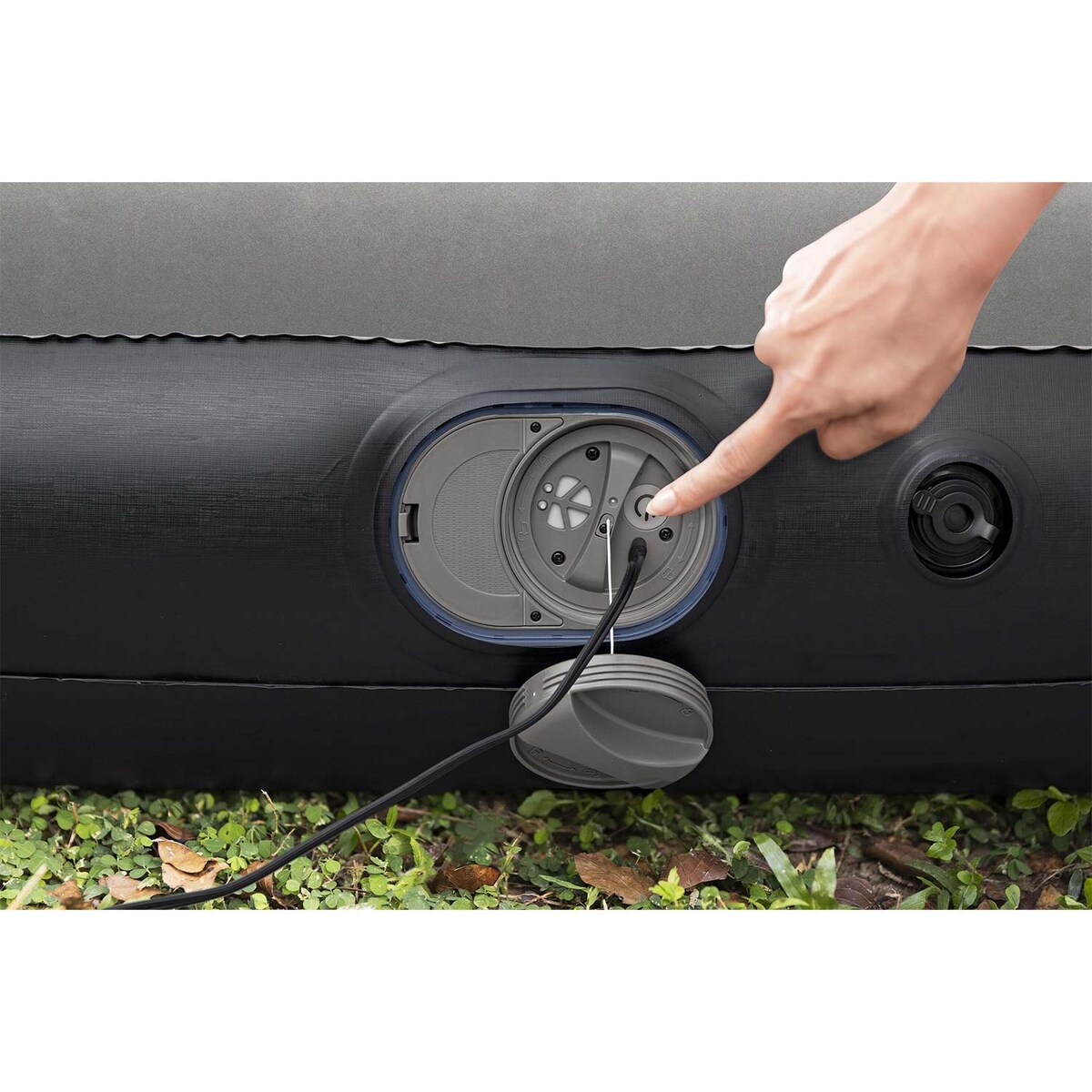 Materac dmuchany Bestway dwuosobowy do spania 203x152x30 cm pompka