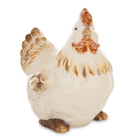 Dekoracja - kura wielokolorowa 18,5x13x16 cm POULE-2