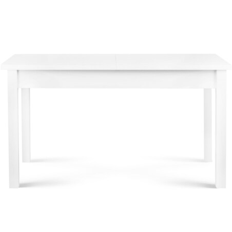 KONSIMO CENARE Stół prosty rozkładany 140 x 80 cm biały