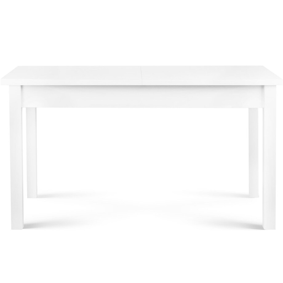 KONSIMO CENARE Stół prosty rozkładany 140 x 80 cm biały