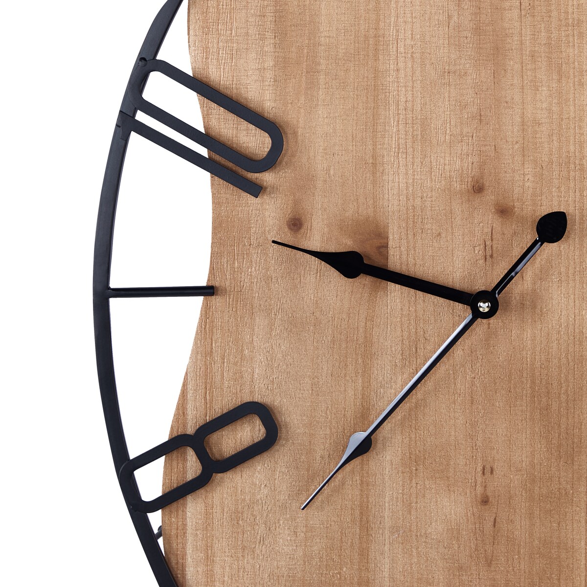 Zegar ścienny MEYNES 46 cm Metal Czarny