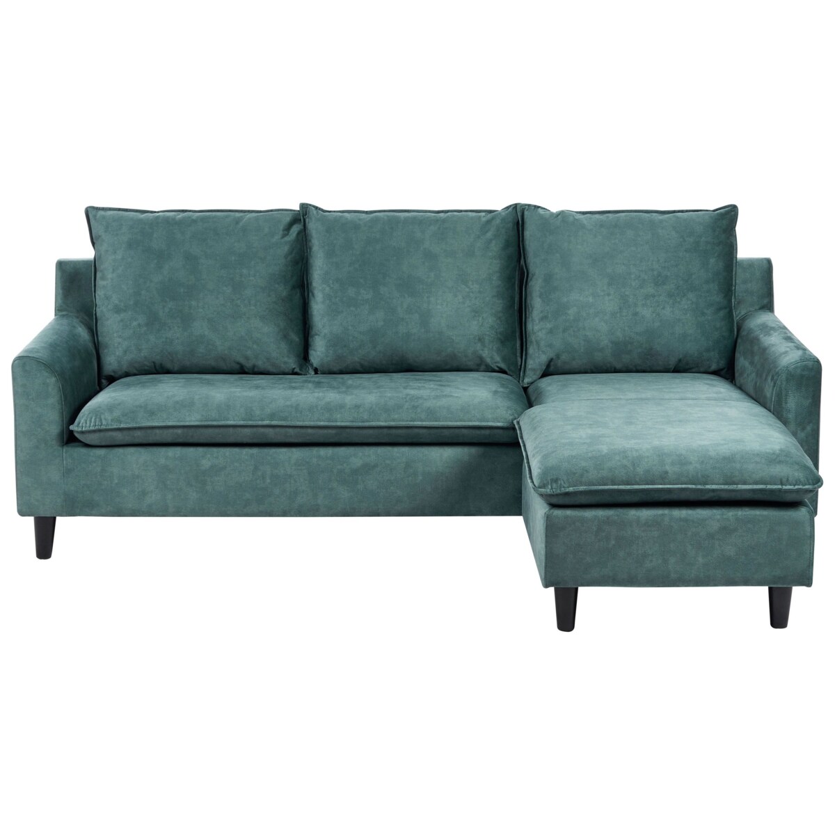 Narożnik ELVENES Lazurowy Welur